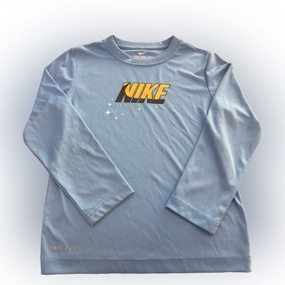 Nike Dri-Fit Long Sleeve T-Shirt Boys 7 - Picture 3 of 4
